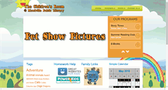 Desktop Screenshot of childrens.meadvillelibrary.org